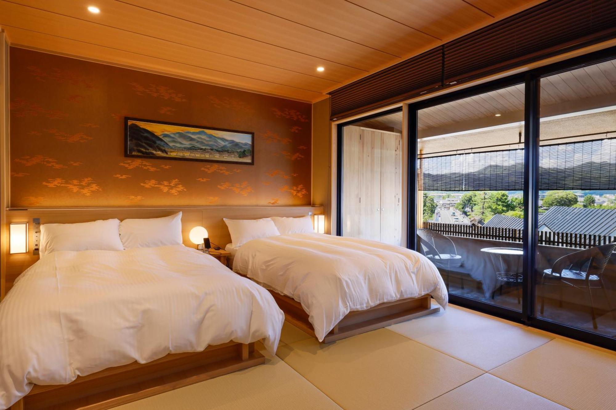 Kyoto Arashiyama Onsen Ryokan Togetsutei المظهر الخارجي الصورة
